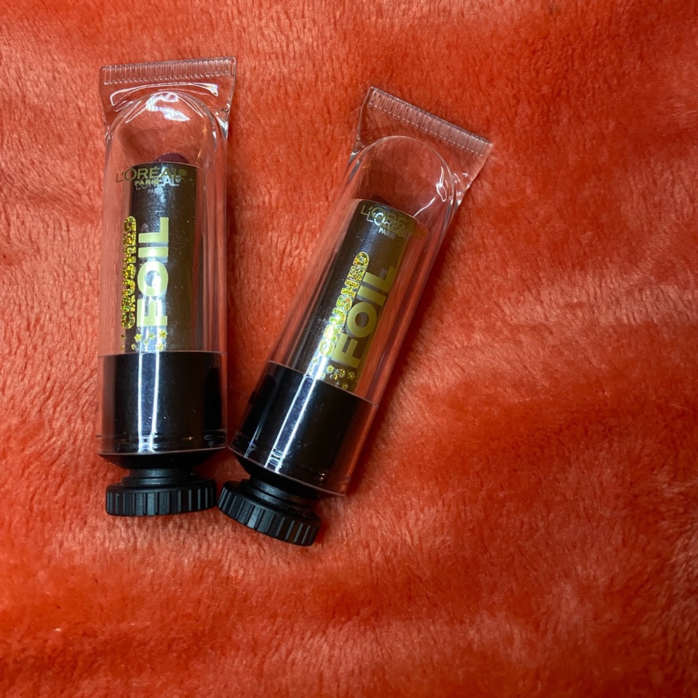 L’Oréal LE Crushed Foil lipsticks